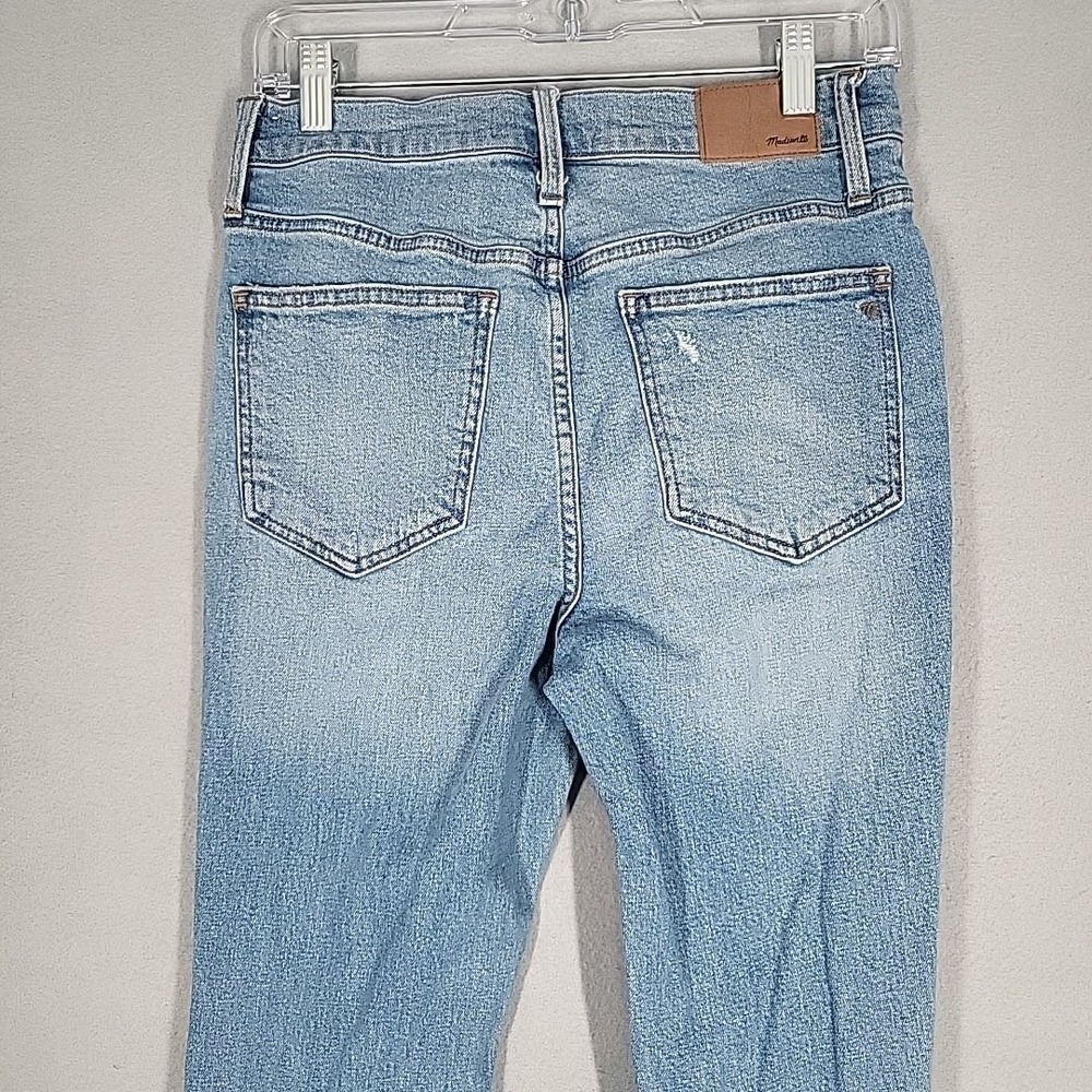 Madewell The Perfect Vintage Jeans Women's 26 Blue Denim Distressed Straight Cas - Picture 14 of 15
